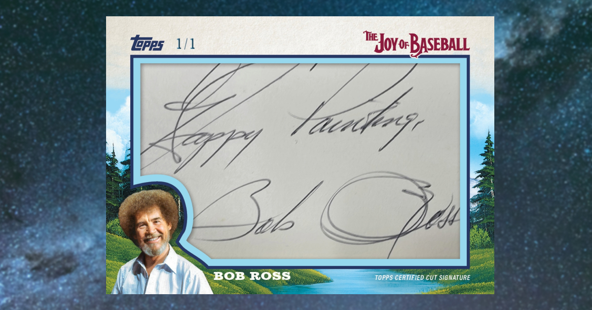 2025 Topps Bob Ross Joy Of Baseball